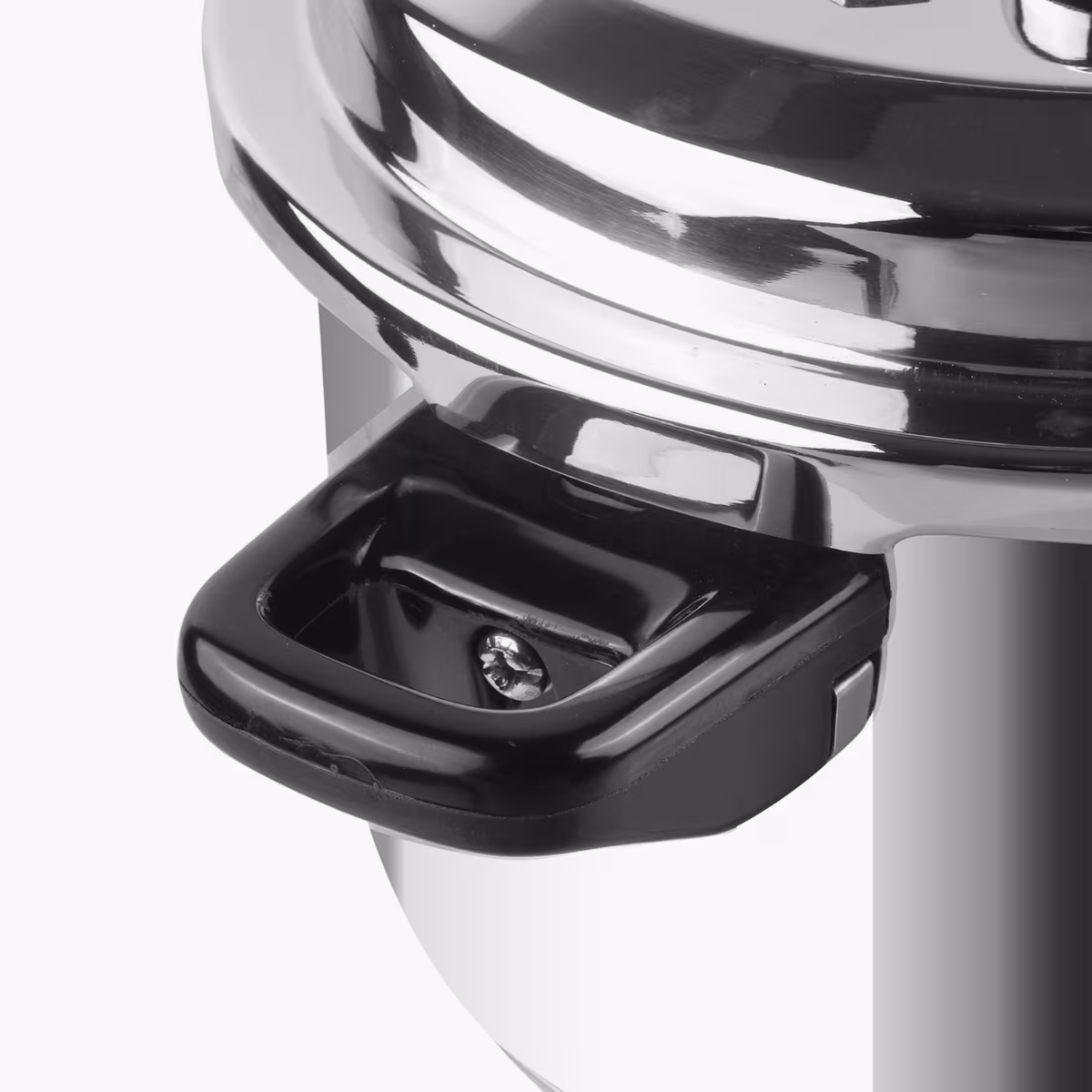 VINOD Set of 2 18/8 Stainless Steel Pressure Cooker 5L and Junior Pan Cooker 3.5L with Common Lid in Silver