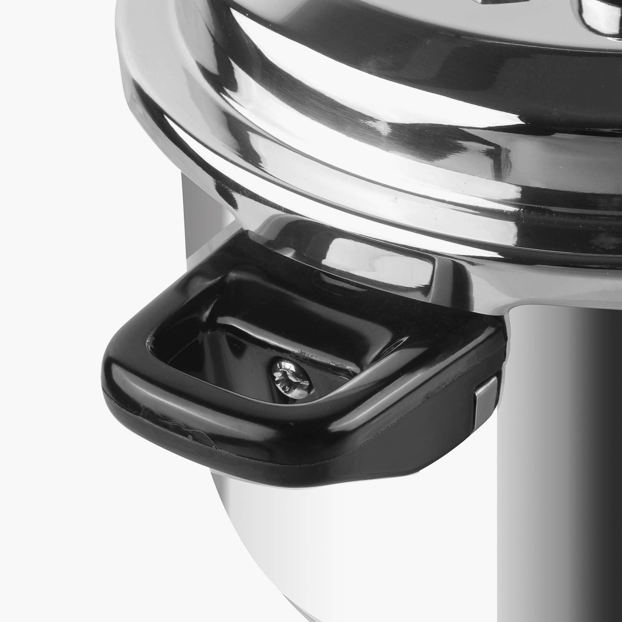 VINOD Set of 2 18/8 Stainless Steel Pressure Cooker 5L and Junior Pan Cooker 3.5L with Common Lid in Silver