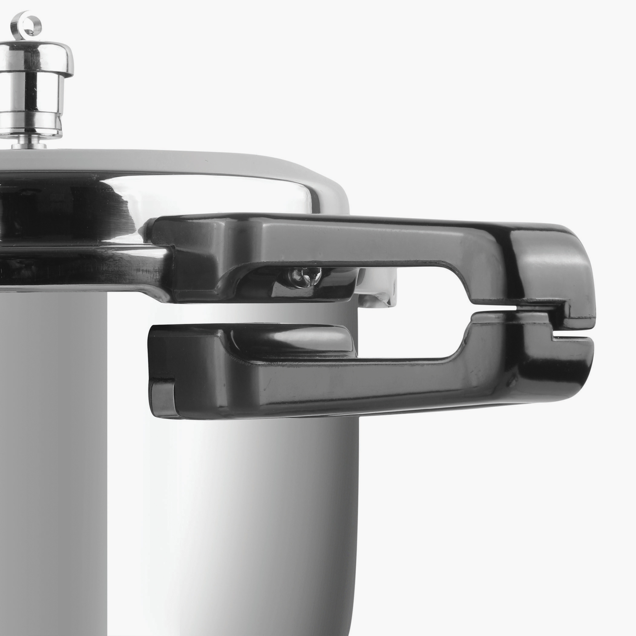 VINOD Set of 2 18/8 Stainless Steel Pressure Cooker 3L and Mini Pan Cooker 2L with Common Lid in Silver