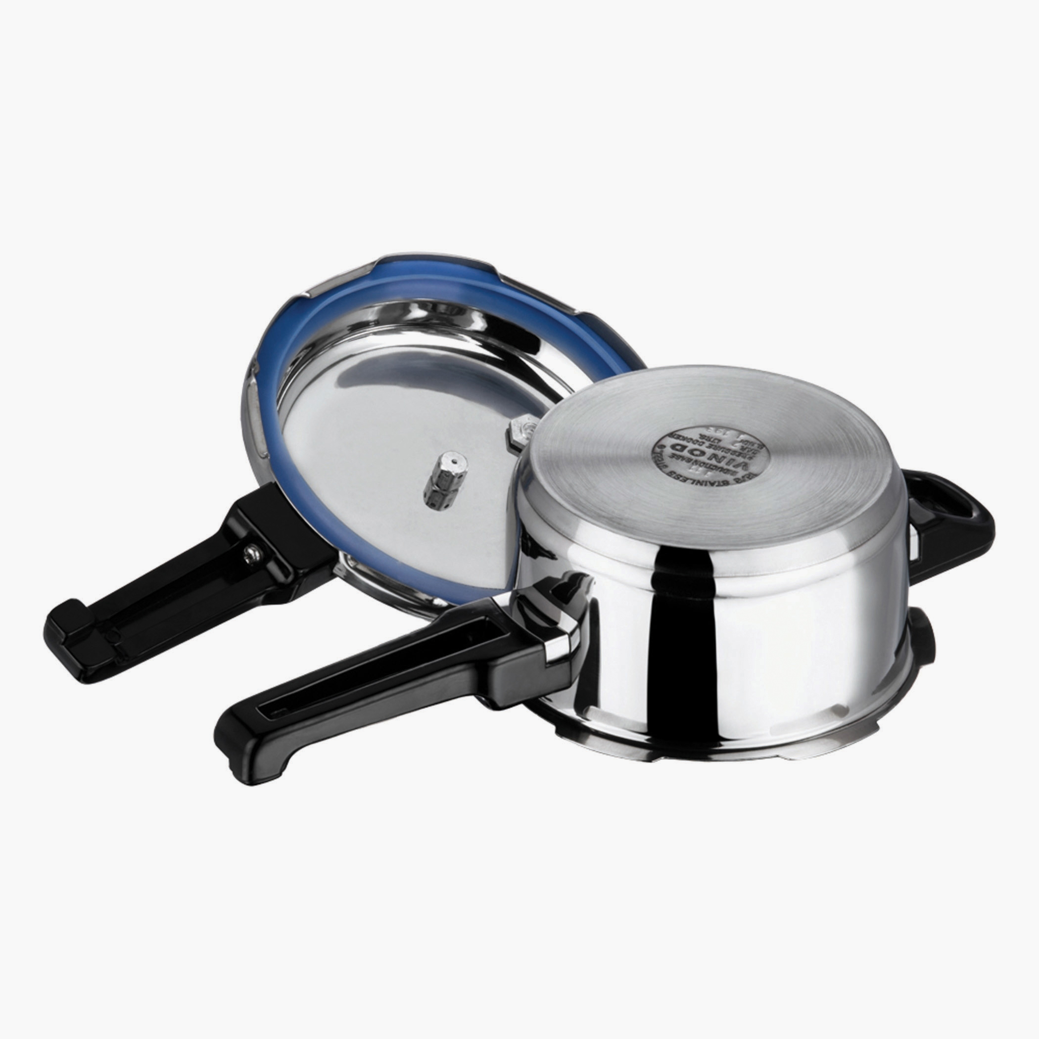 VINOD 18/8 Stainless Steel Pressure Cooker - 3L in Silver
