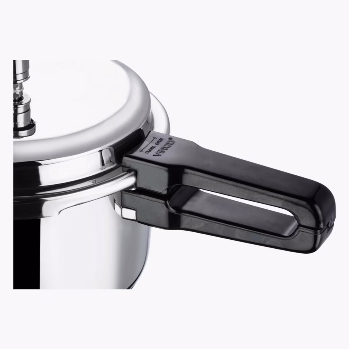 VINOD 18/8 Stainless Steel Pressure Cooker - 5L in Silver
