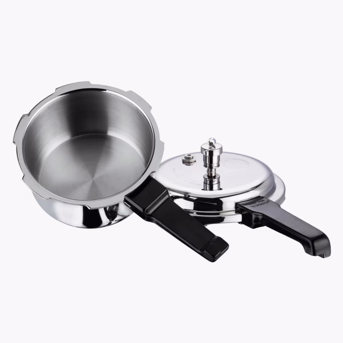 VINOD Platinum Triply Stainless Steel Pressure Cooker - 5L in Silver