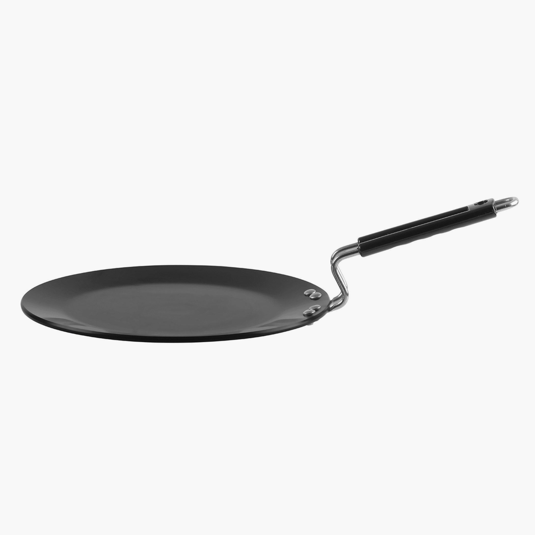 Vinod Aluminium Hard Anodized Roti Tawa - 22 cm in Black