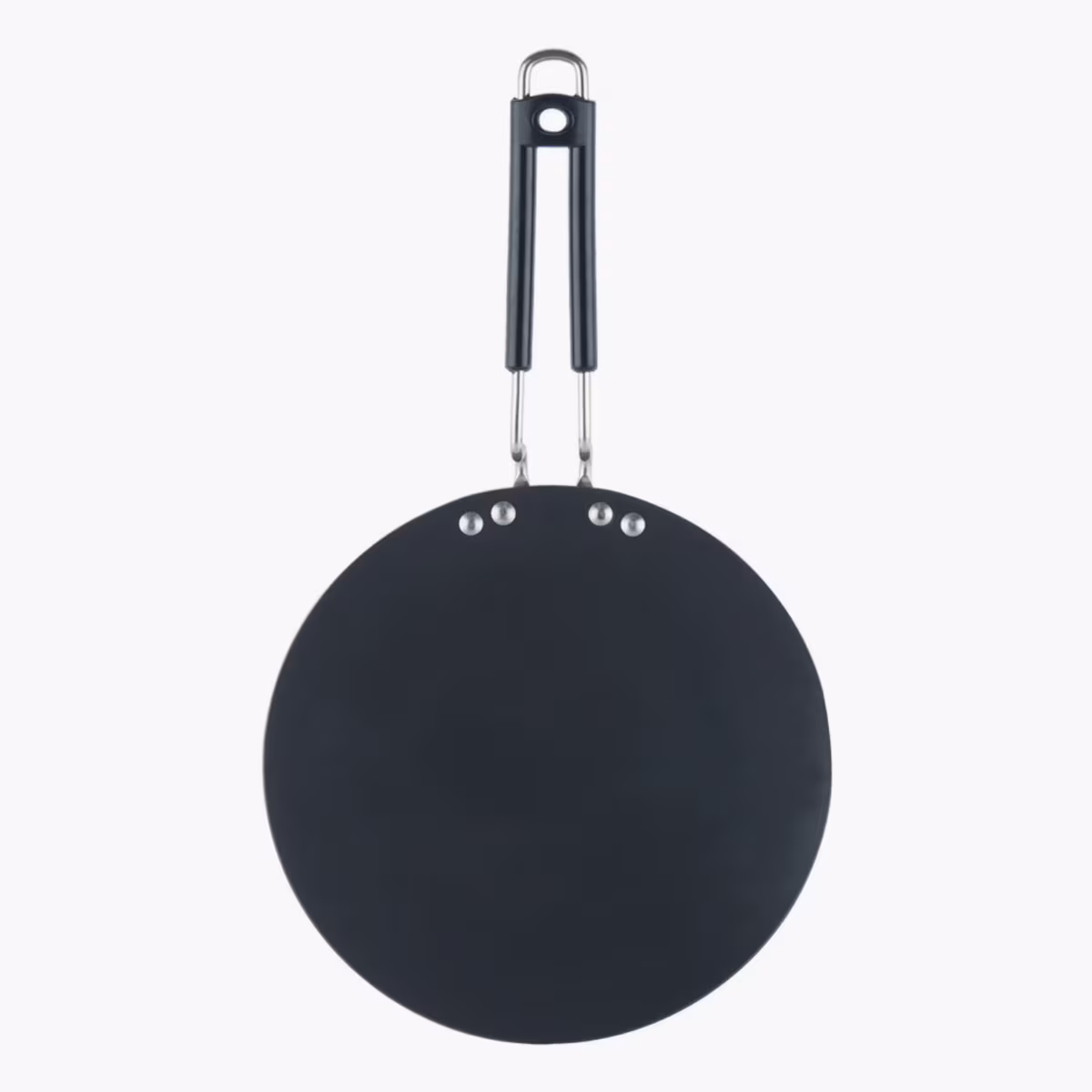 Vinod Aluminium Hard Anodized Roti Tawa - 22 cm in Black