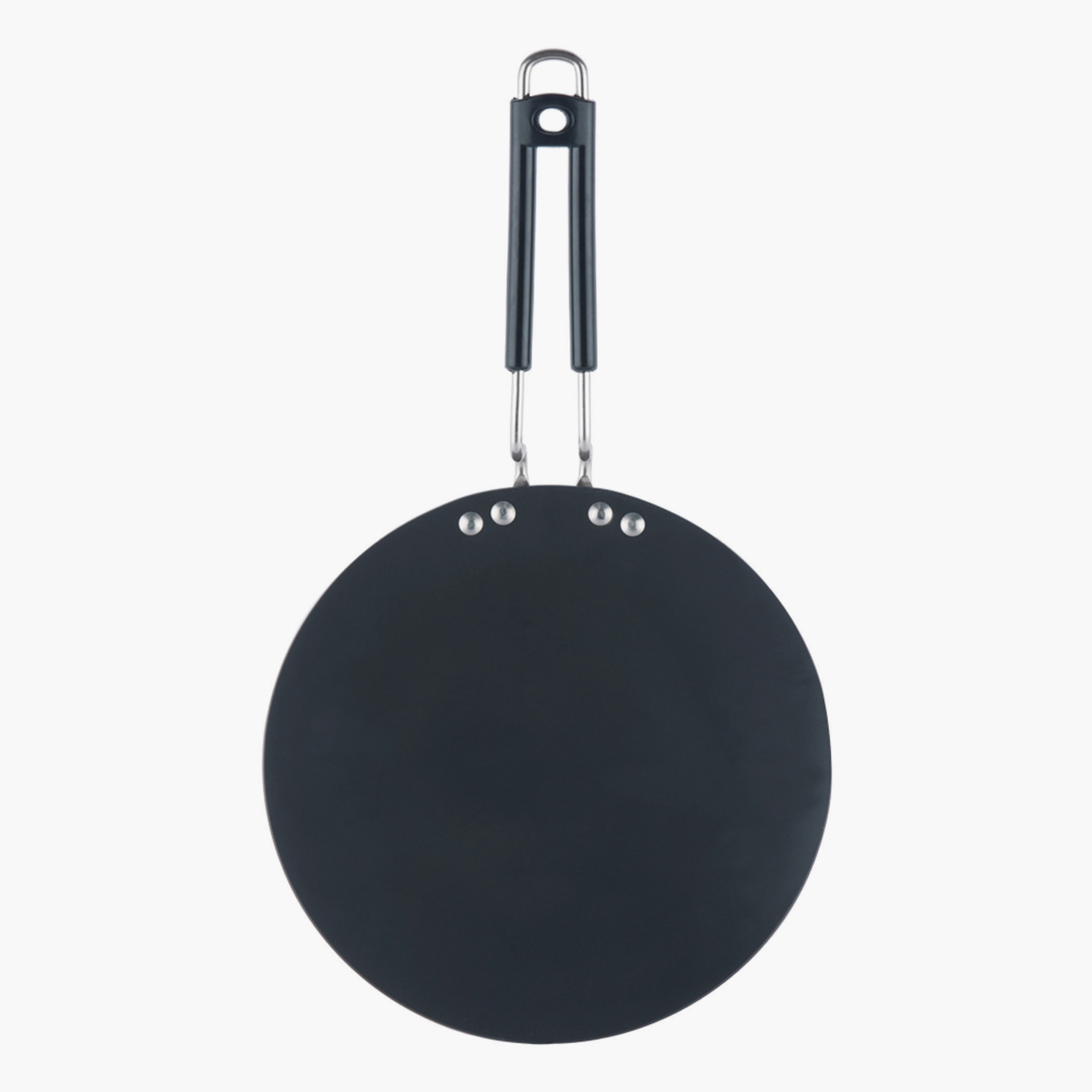 VINOD Aluminium Hard Anodized Roti Tawa - 26.5cm in Black