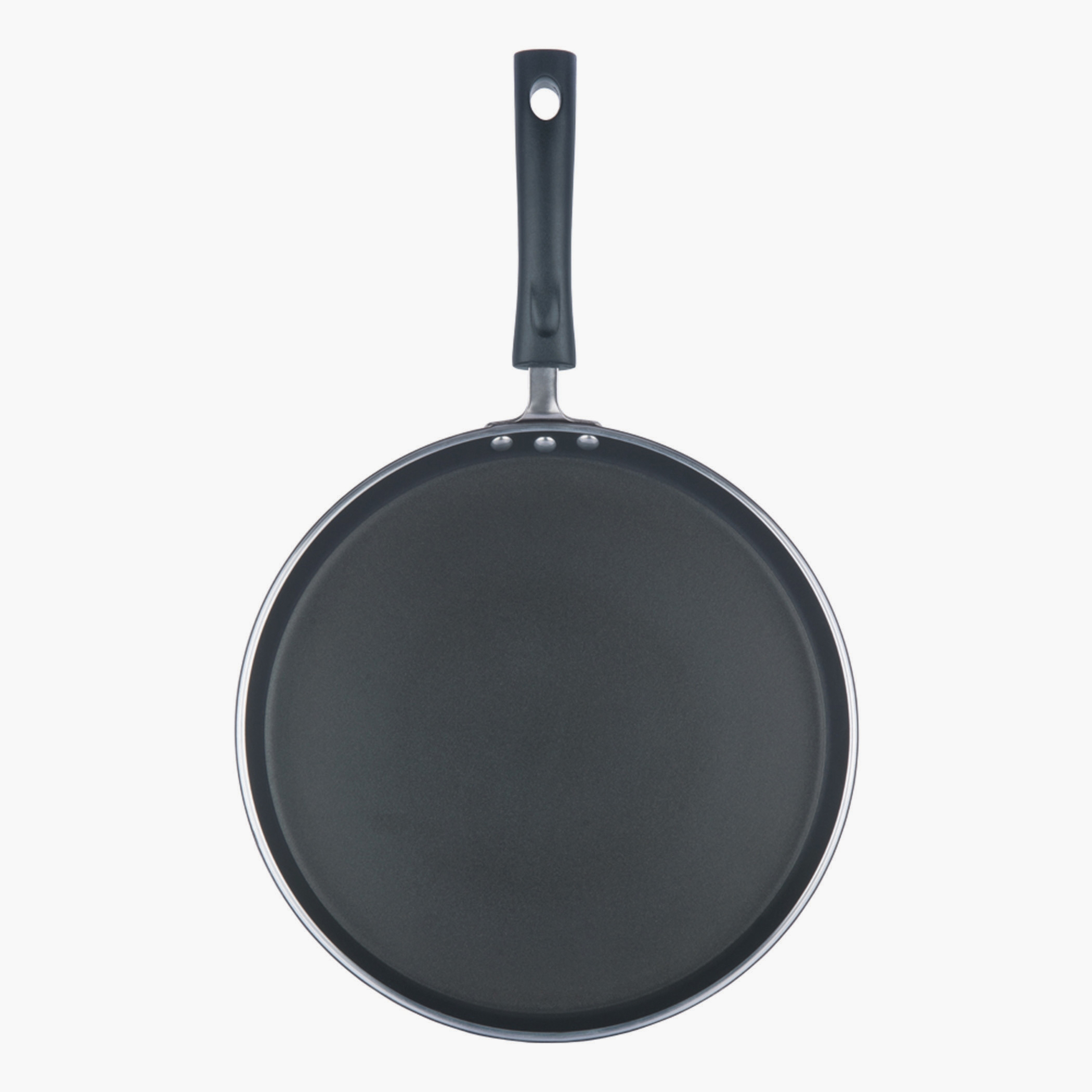VINOD Zest Aluminium Non-Stick 5mm Thickness Dosa Tawa - 28cm in Grey