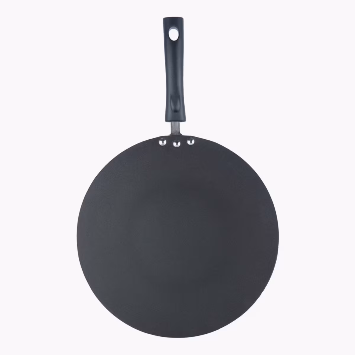 VINOD Zest Aluminium Non-Stick 4mm Thickness Flat Multi Tawa - 28cm in Grey