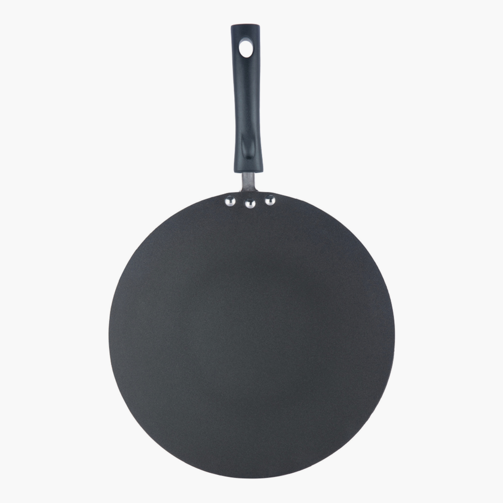 VINOD Zest Aluminium Non-Stick 5mm Thickness Flat Multi Tawa - 32.5cm in Grey