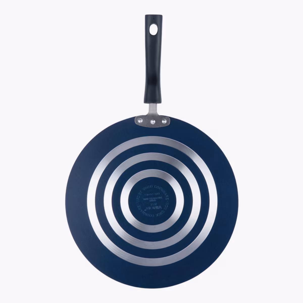 VINOD Zest Aluminium Non-Stick 5mm Thickness Flat Multi Tawa - 32.5cm in Grey