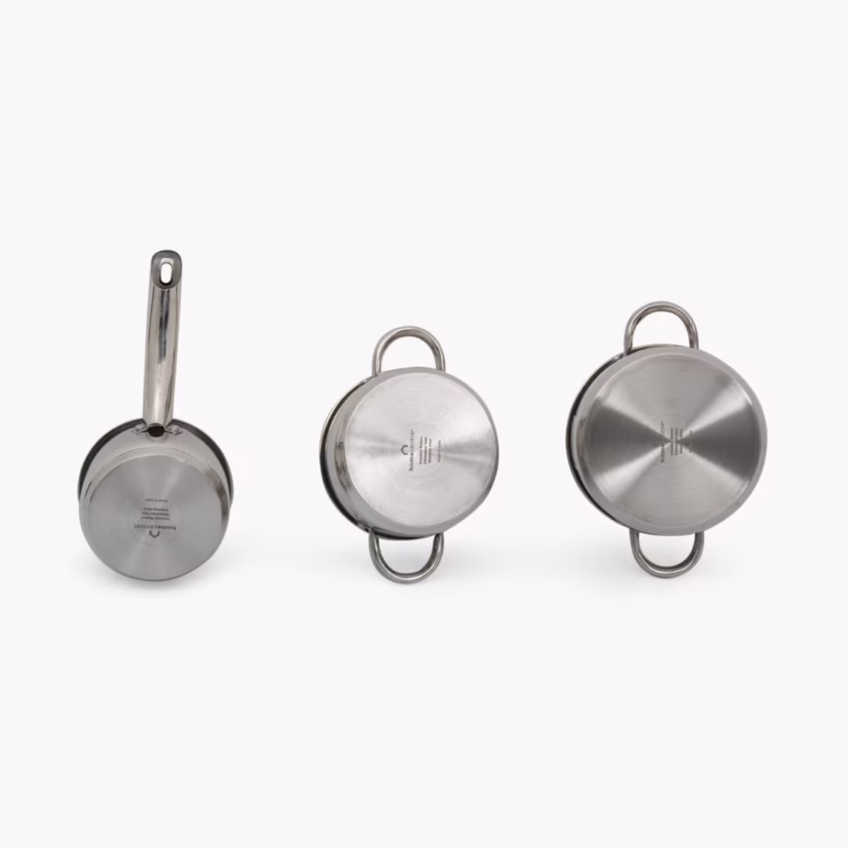 Rivago Bermen 6Pcs Stainless Steel Cookware Set in Silver