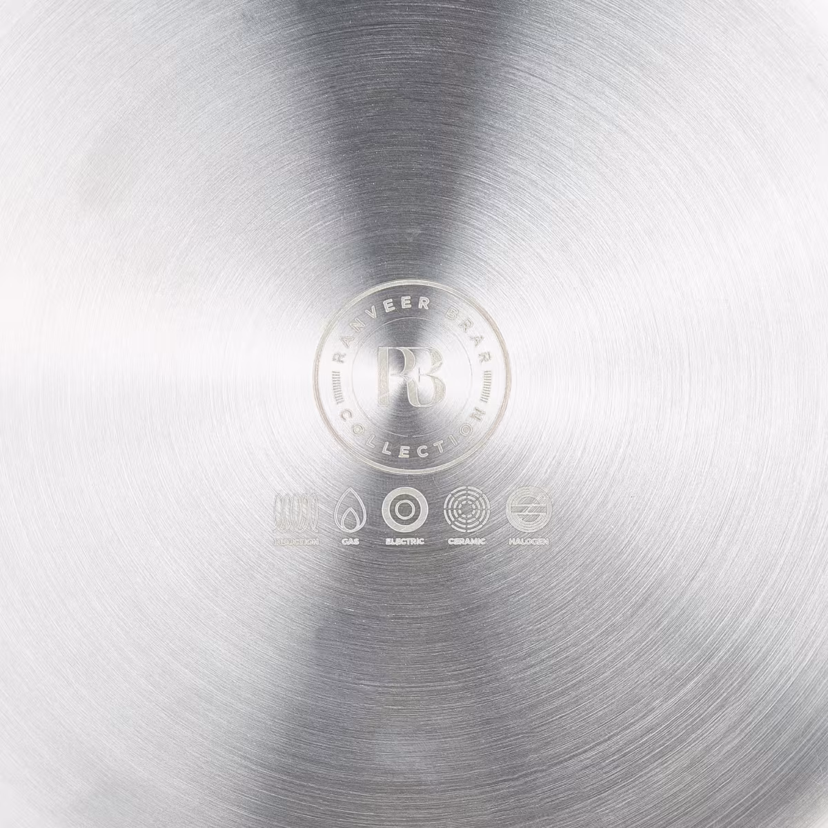 Valeria Carin Stainless Steel Induction Compatible Tope with Lid - 5L in Silver