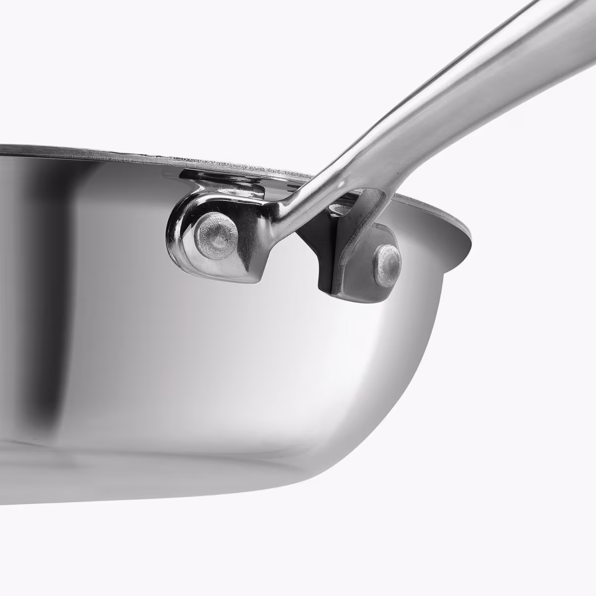 VINOD Platinum Triply Stainless Steel SAS Pro Fry Pan - 20 cm in Silver