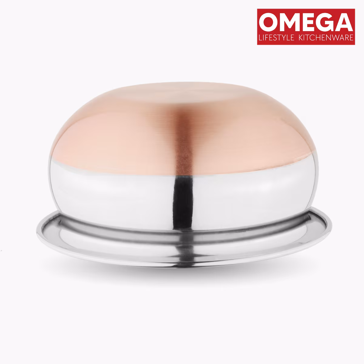 OMEGA Stainless Steel Copper Bottom Handi - 1.6L in Silver