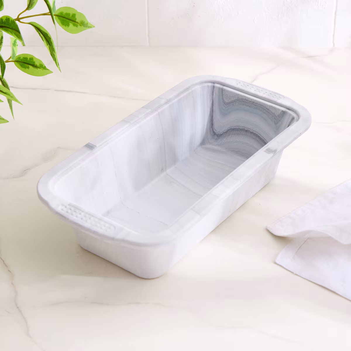 Bakers Pride Floura Silicone Loaf Pan in Grey