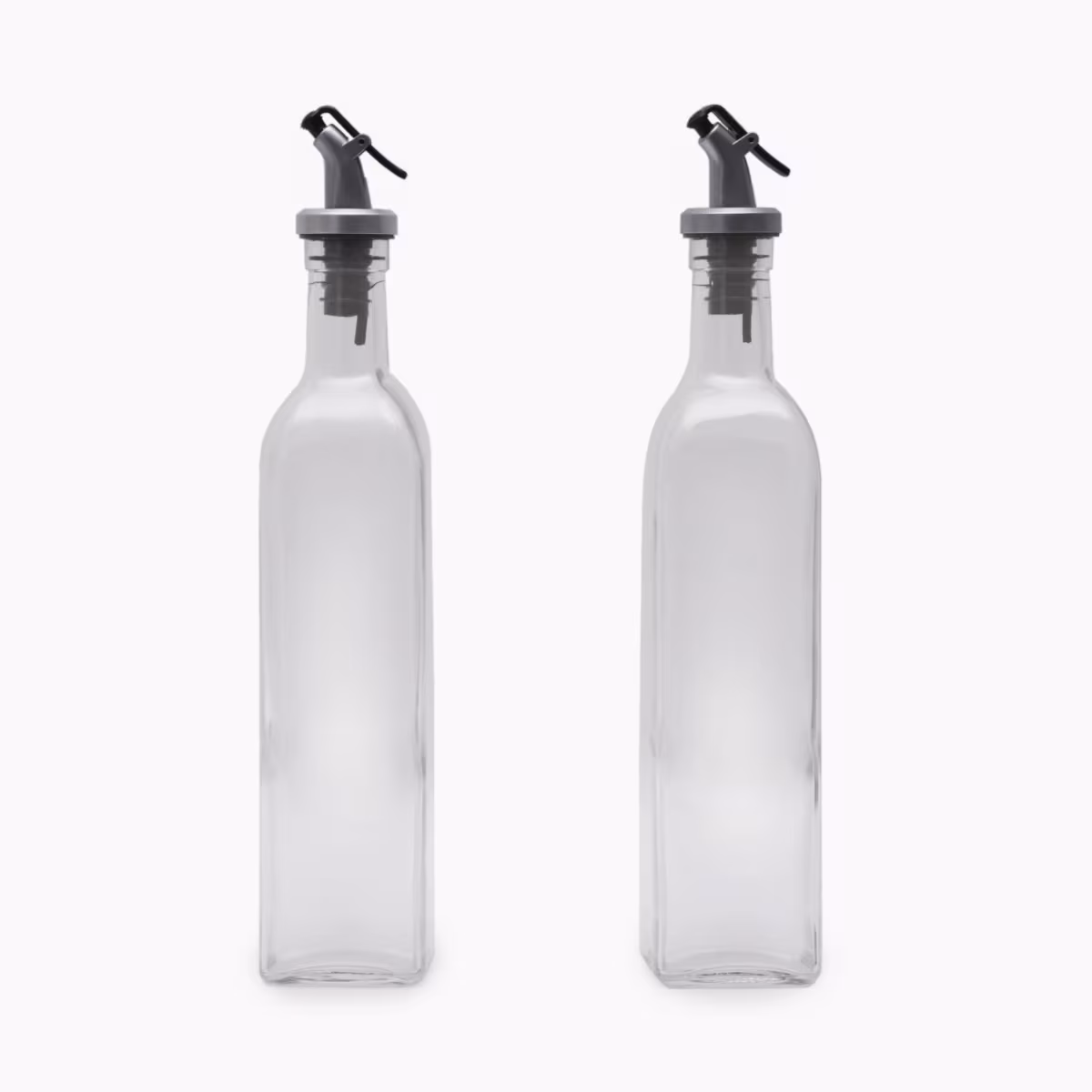 Pamolive Glass Oil Bottle with Stopper - 500ml in Transparent