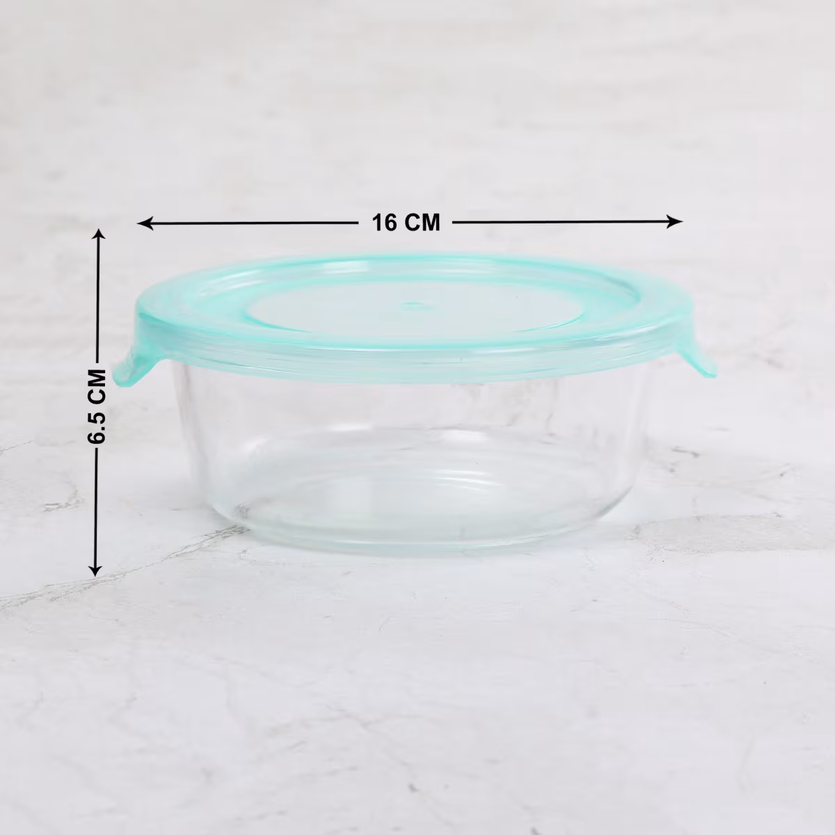 Corsica Palestine Set of 3 Glass Food Storage Containers in Transparent