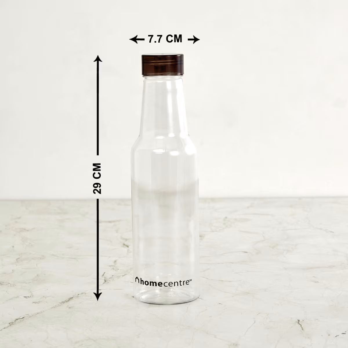 Corsica Set of 4 Fridge Bottles - 1L in Black