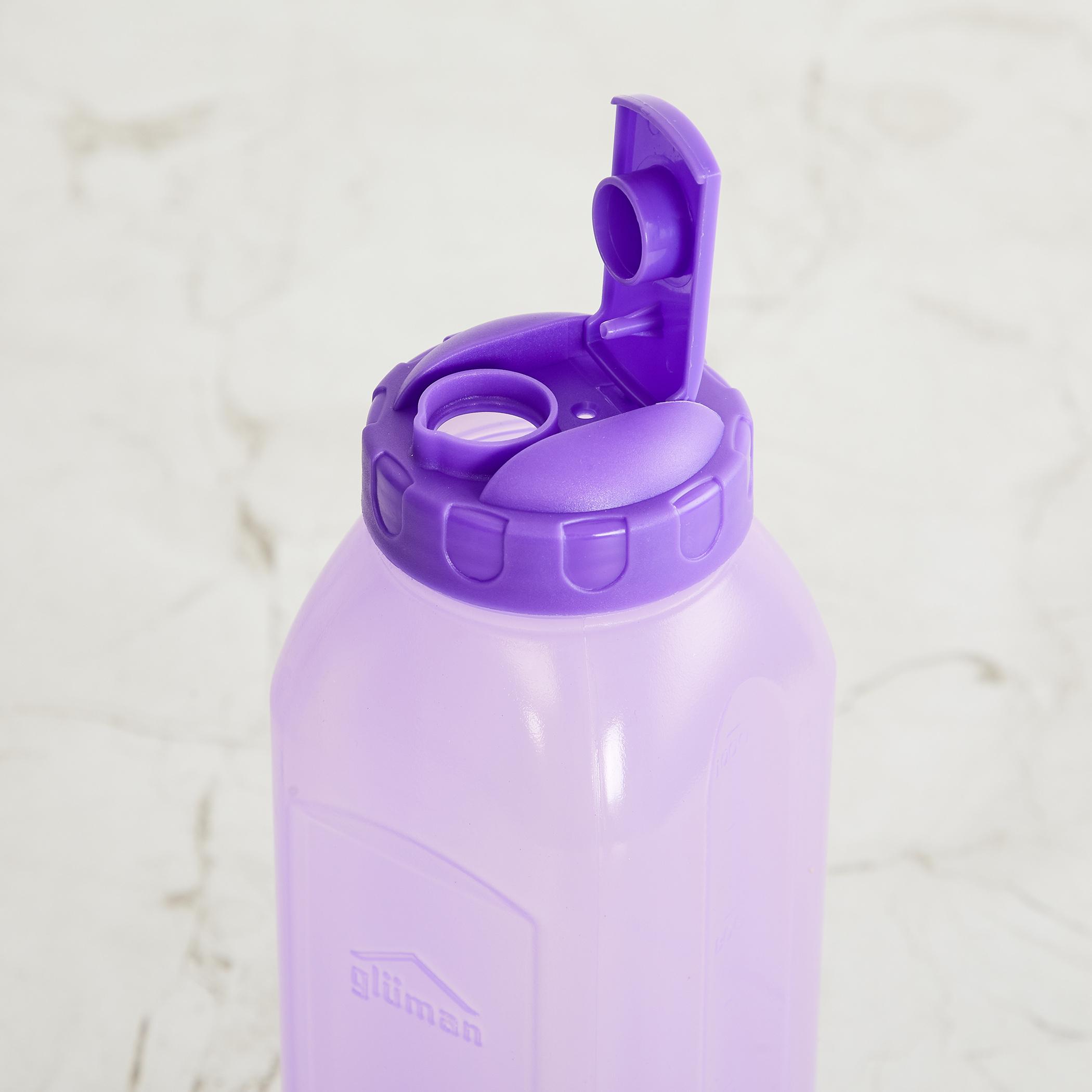 Corsica Oasis Set of 6 Square Spout Bottles - 1.2L in Multicolour