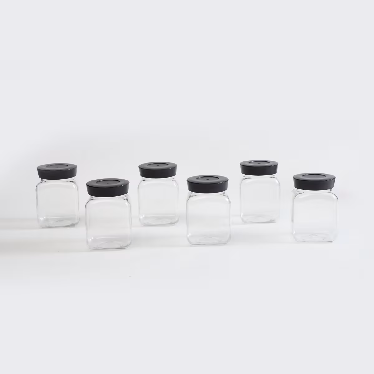Corsica Essentials Set of 6 Storage Containers - 350ml in Transparent