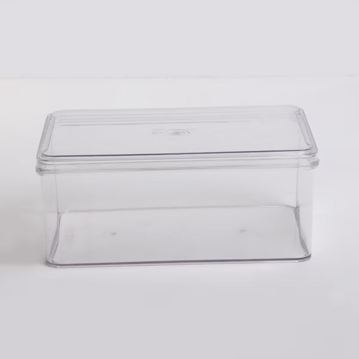 Orion Elfin Fridge Storage Box with Lid in Transparent