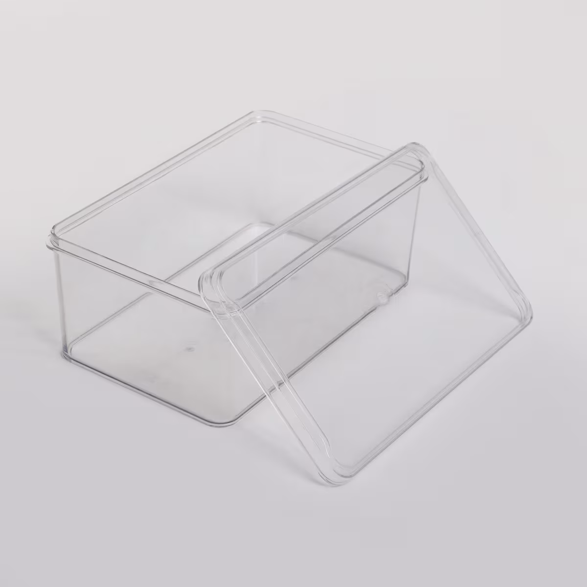 Orion Elfin Fridge Storage Box with Lid in Transparent