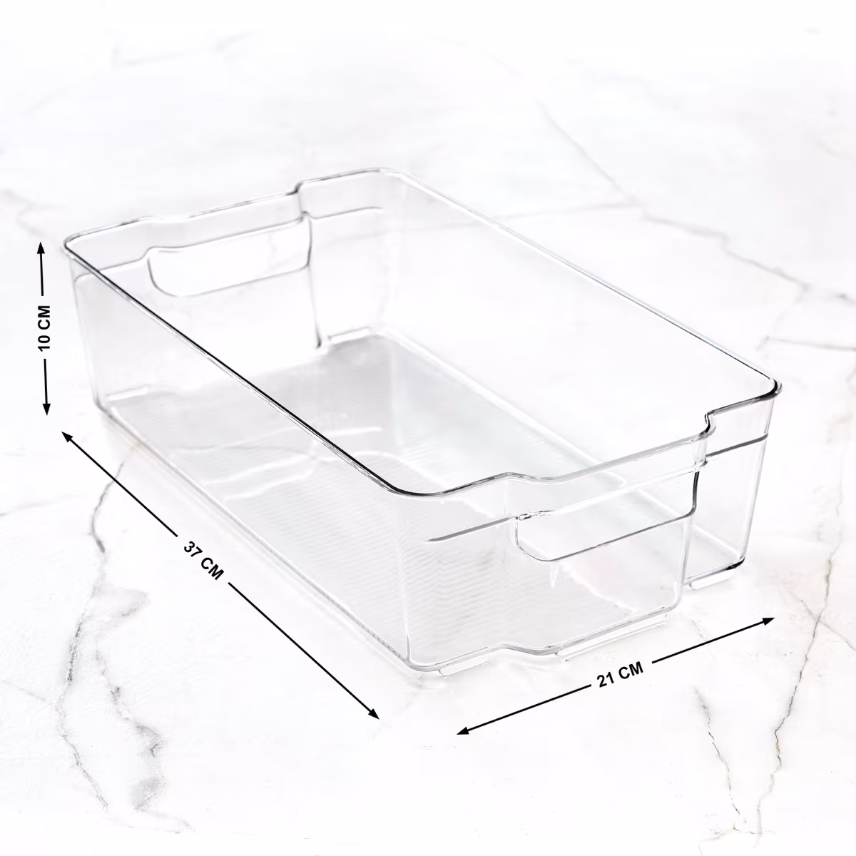 Orion Elfin PET Open Storage Fridge Organiser in Transparent