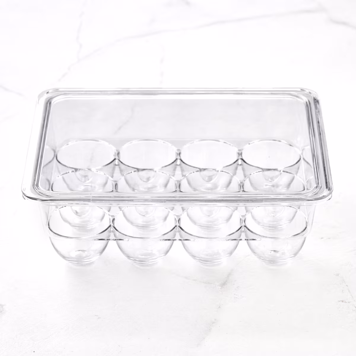 Orion Elfin PET Egg Holder with Lid in Transparent