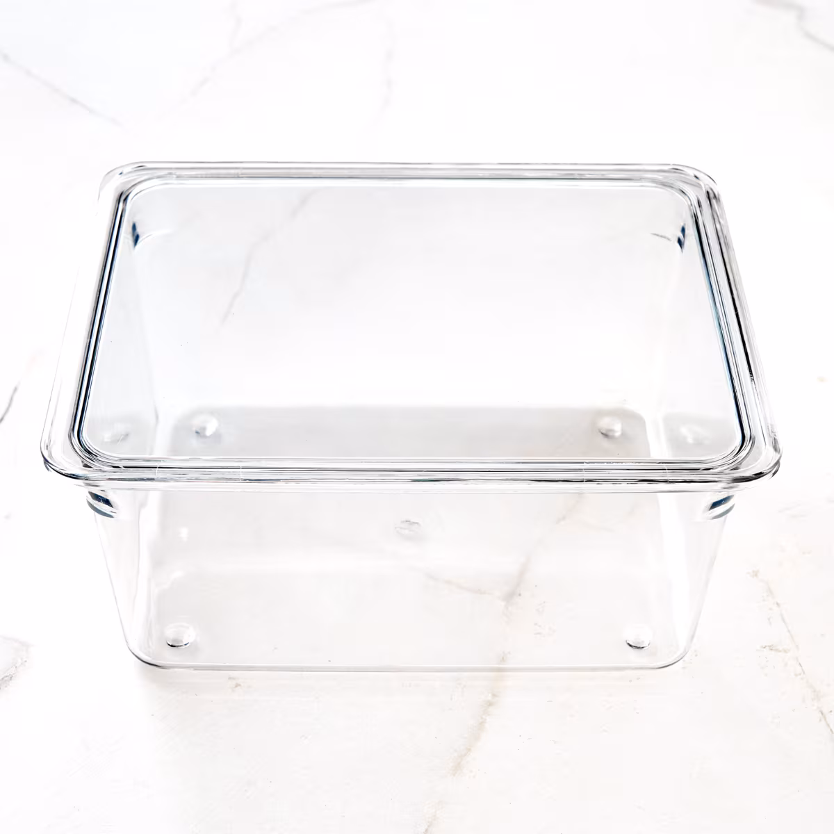 Orion Elfin PET Fridge Storage Box with Lid in Transparent