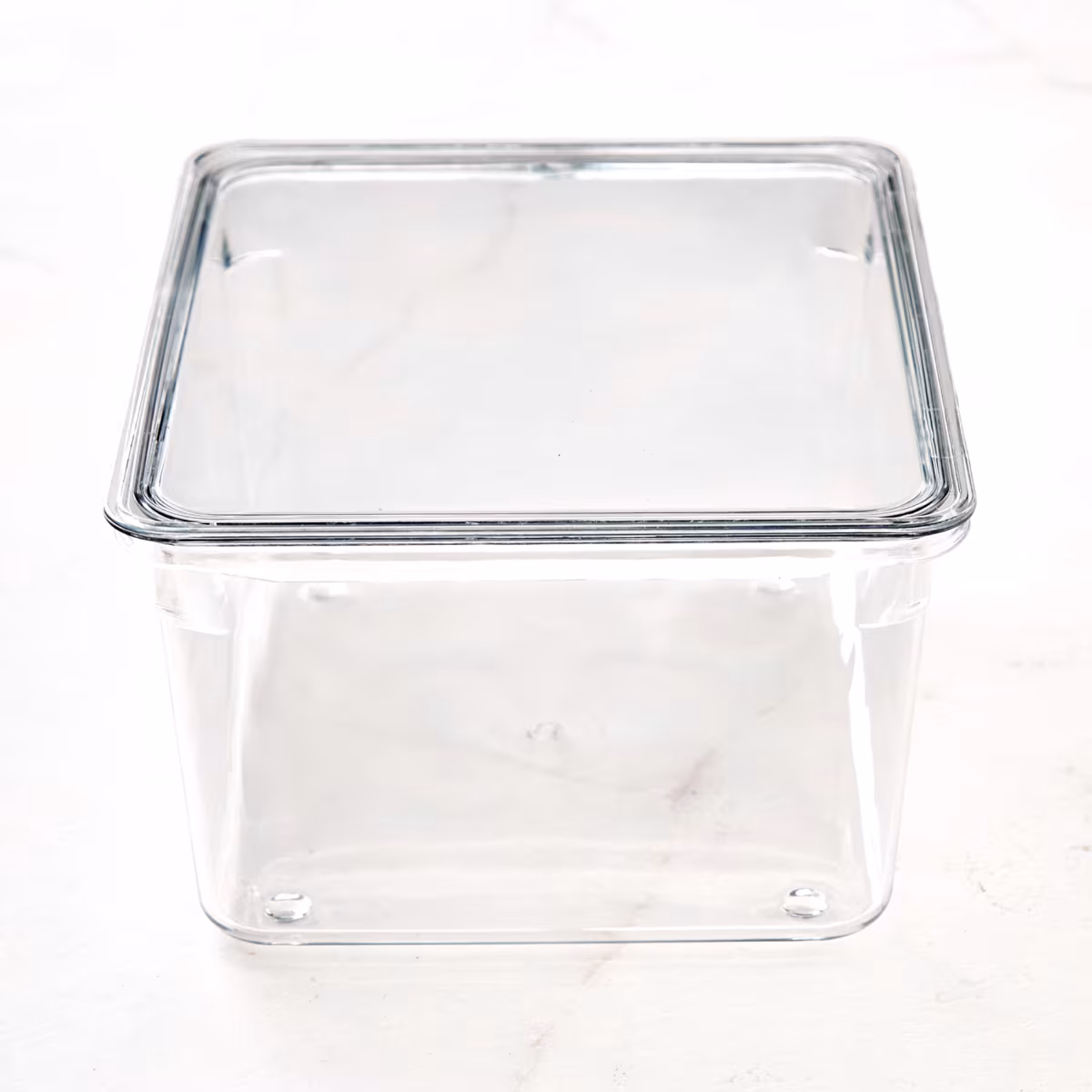 Orion Elfin PET Fridge Storage Box with Lid in Transparent