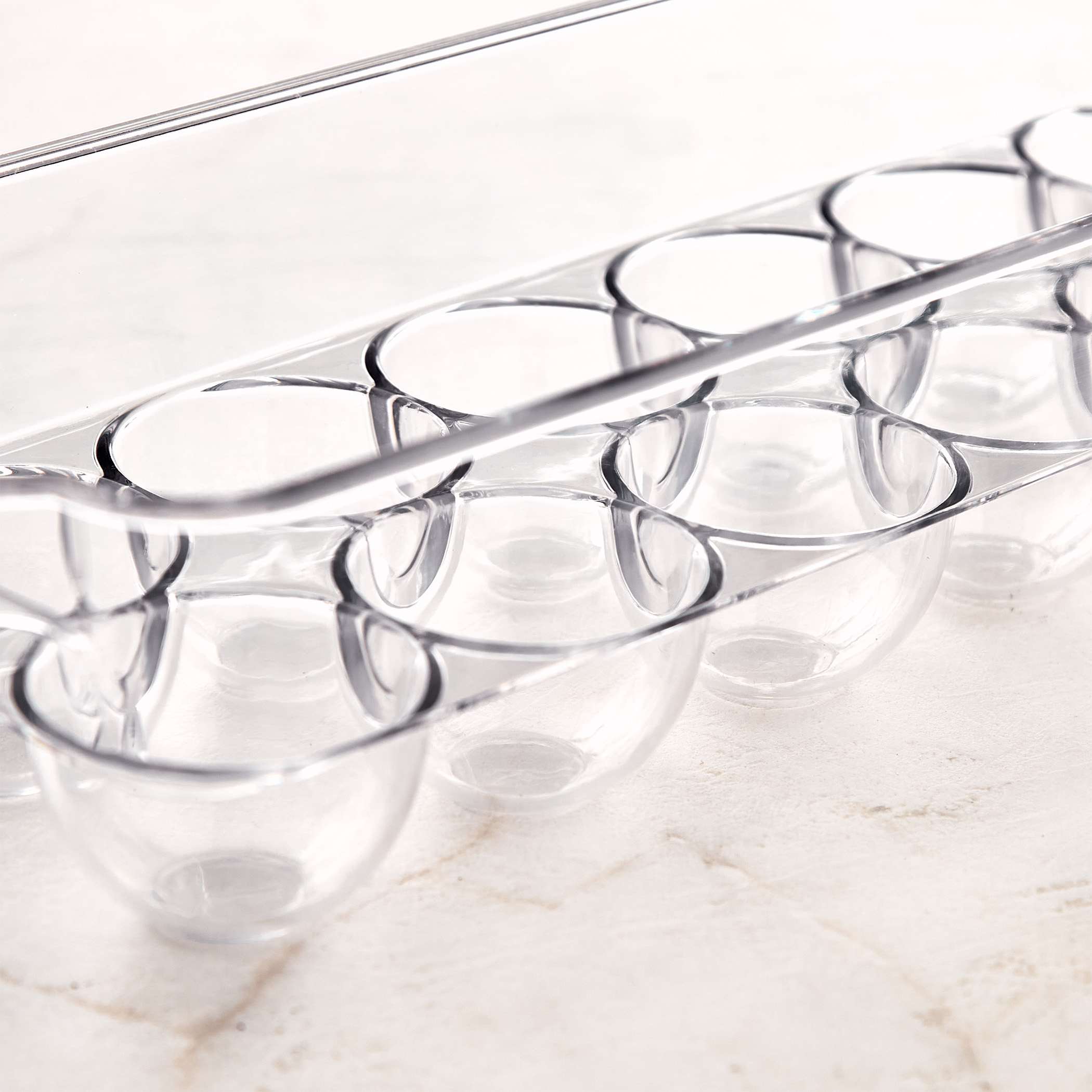Orion Elfin PET Egg Holder with Lid in Transparent