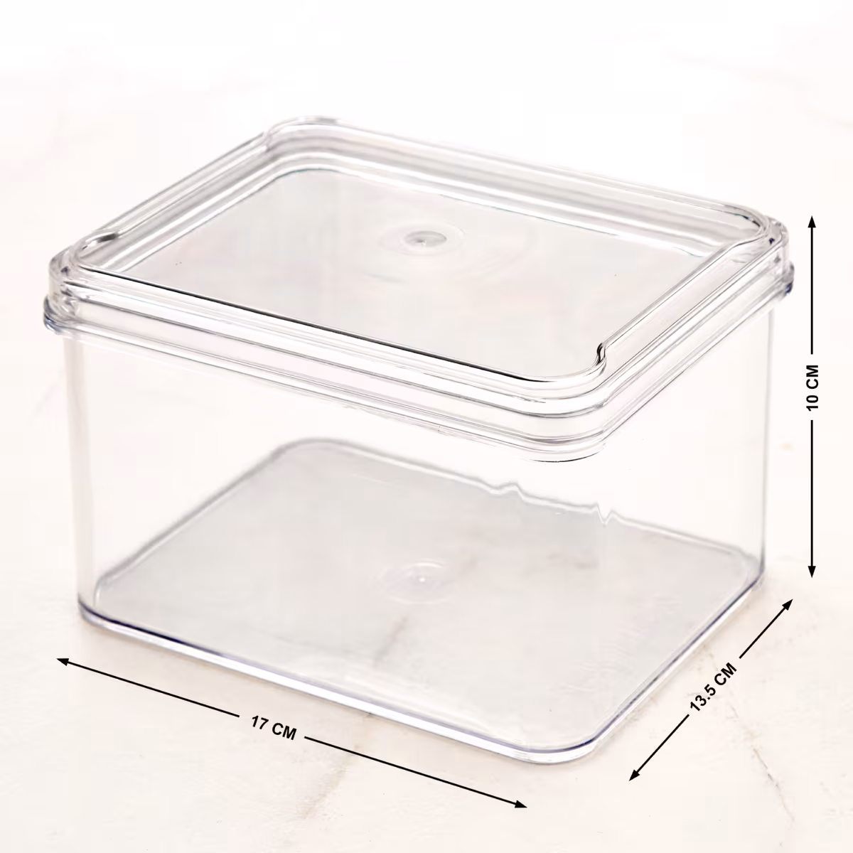 Orion Elfin PET Fridge Storage Box with Lid in Transparent