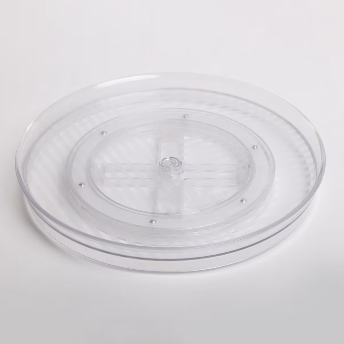 Orion Frisker Lazy Susan Fridge Organizer in Transparent