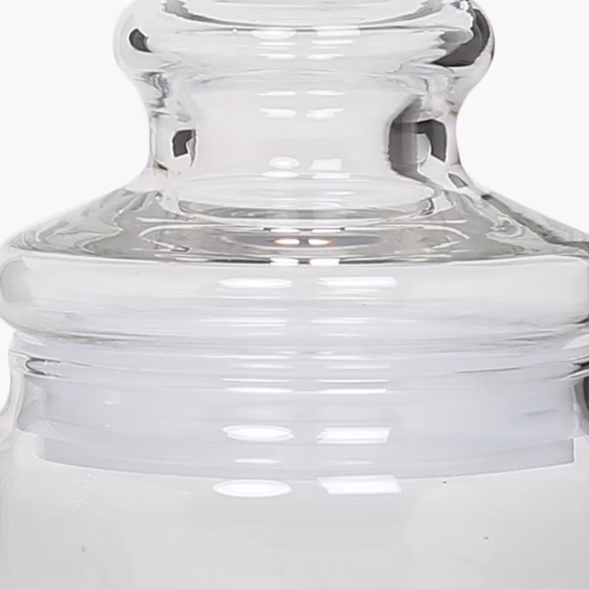 OCEAN Set of 2 Glass Pop Jars - 325ml in Transparent