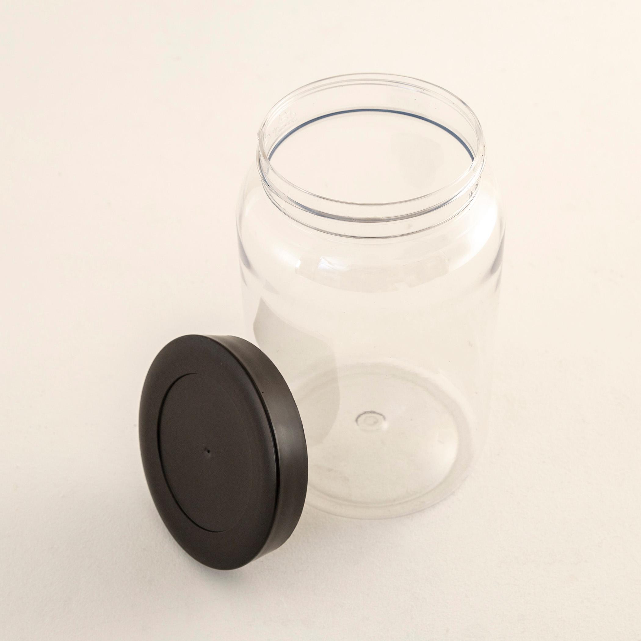 Barbados Set of 18 Pet Canisters in Black