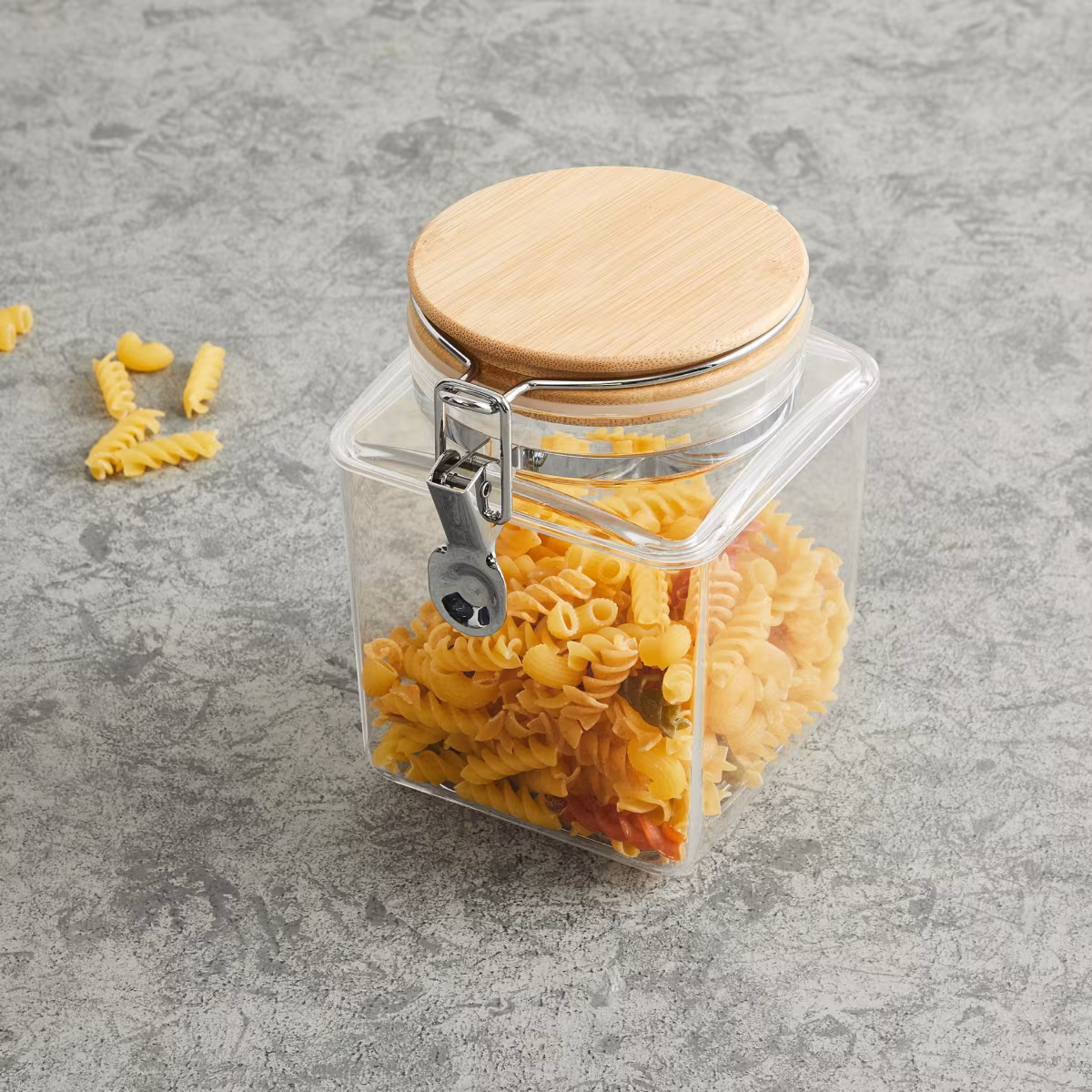 Palestine Acrylic Square Canister - 1.2L in Transparent