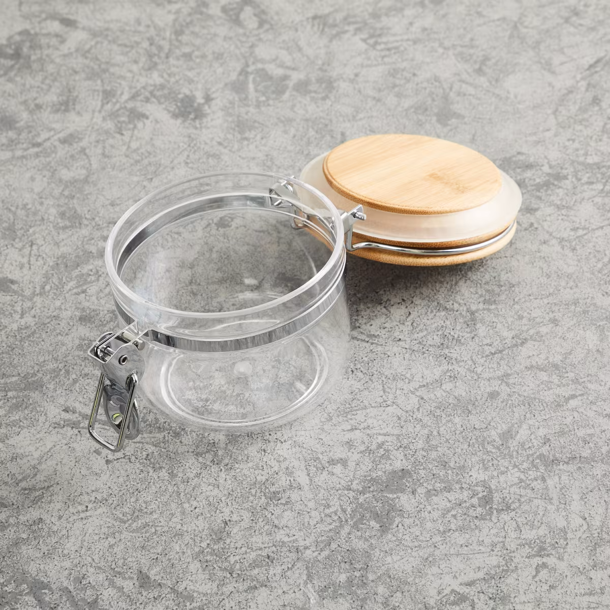 Palestine Acrylic Round Canister - 450ml in Transparent