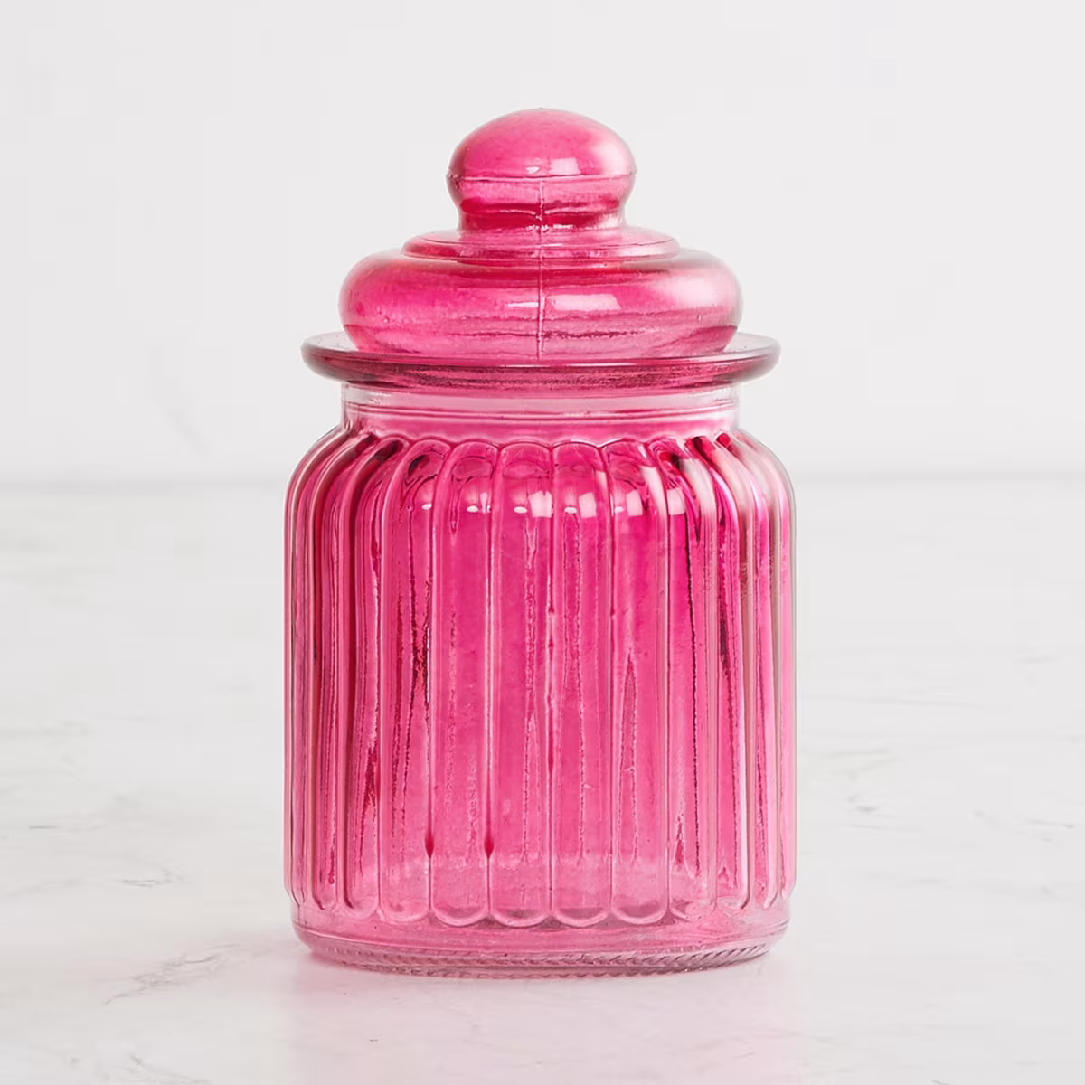 Corsica Essentials Set of 6 Glass Jars - 250ml in Multicolour