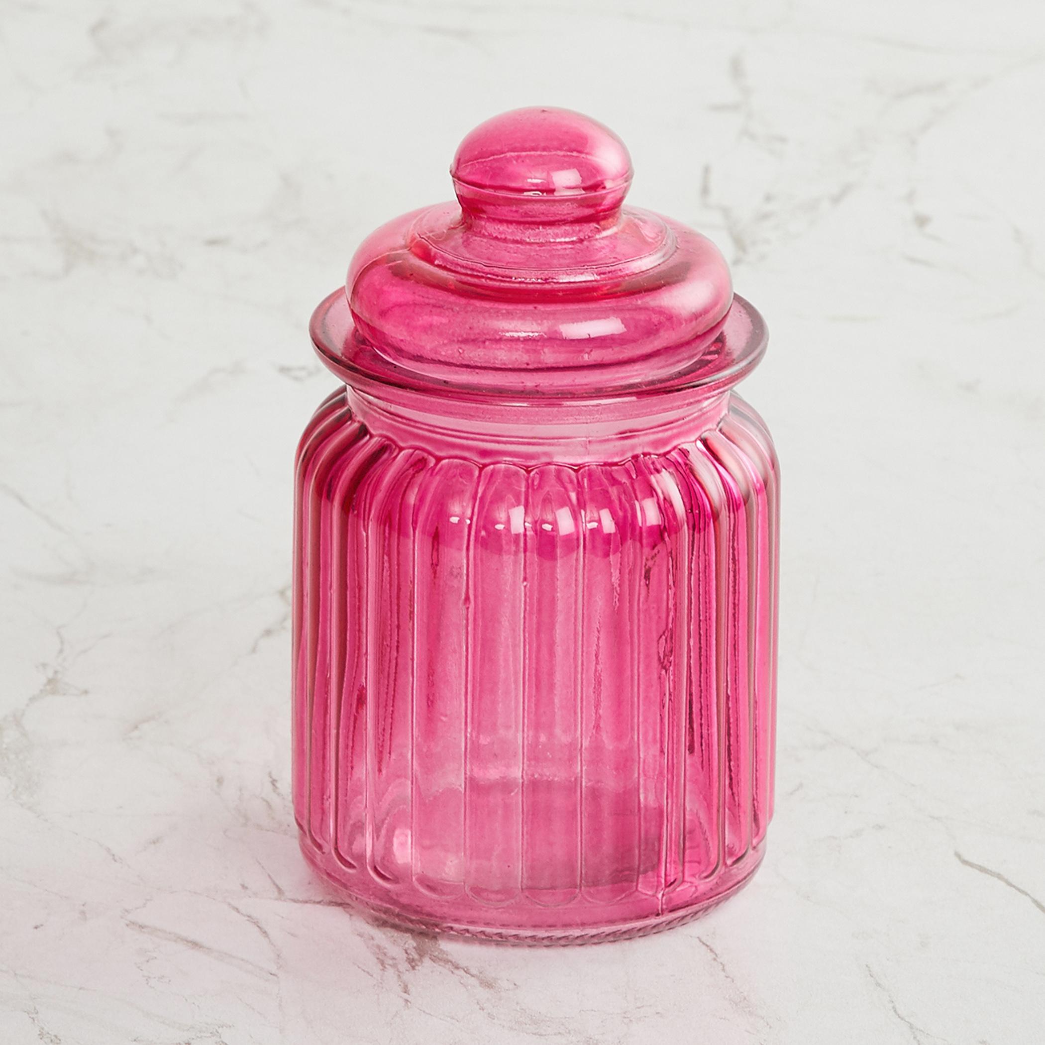 Corsica Essentials Set of 6 Glass Jars - 250ml in Multicolour