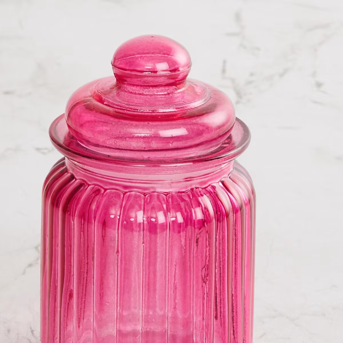 Corsica Essentials Set of 6 Glass Jars - 250ml in Multicolour