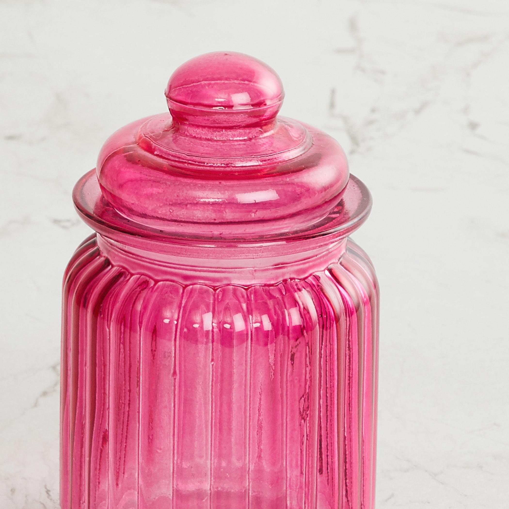 Corsica Essentials Set of 6 Glass Jars - 250ml in Multicolour