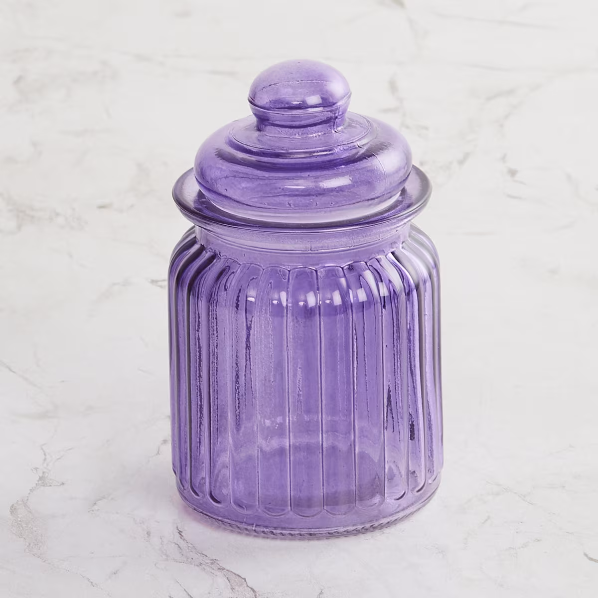 Corsica Essentials Set of 6 Glass Jars - 250ml in Multicolour