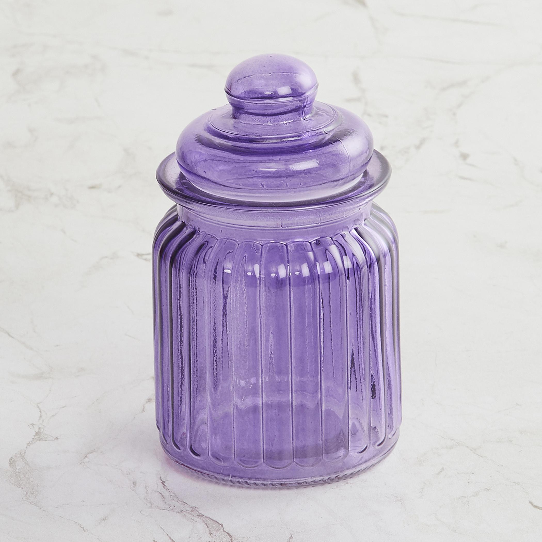 Corsica Essentials Set of 6 Glass Jars - 250ml in Multicolour