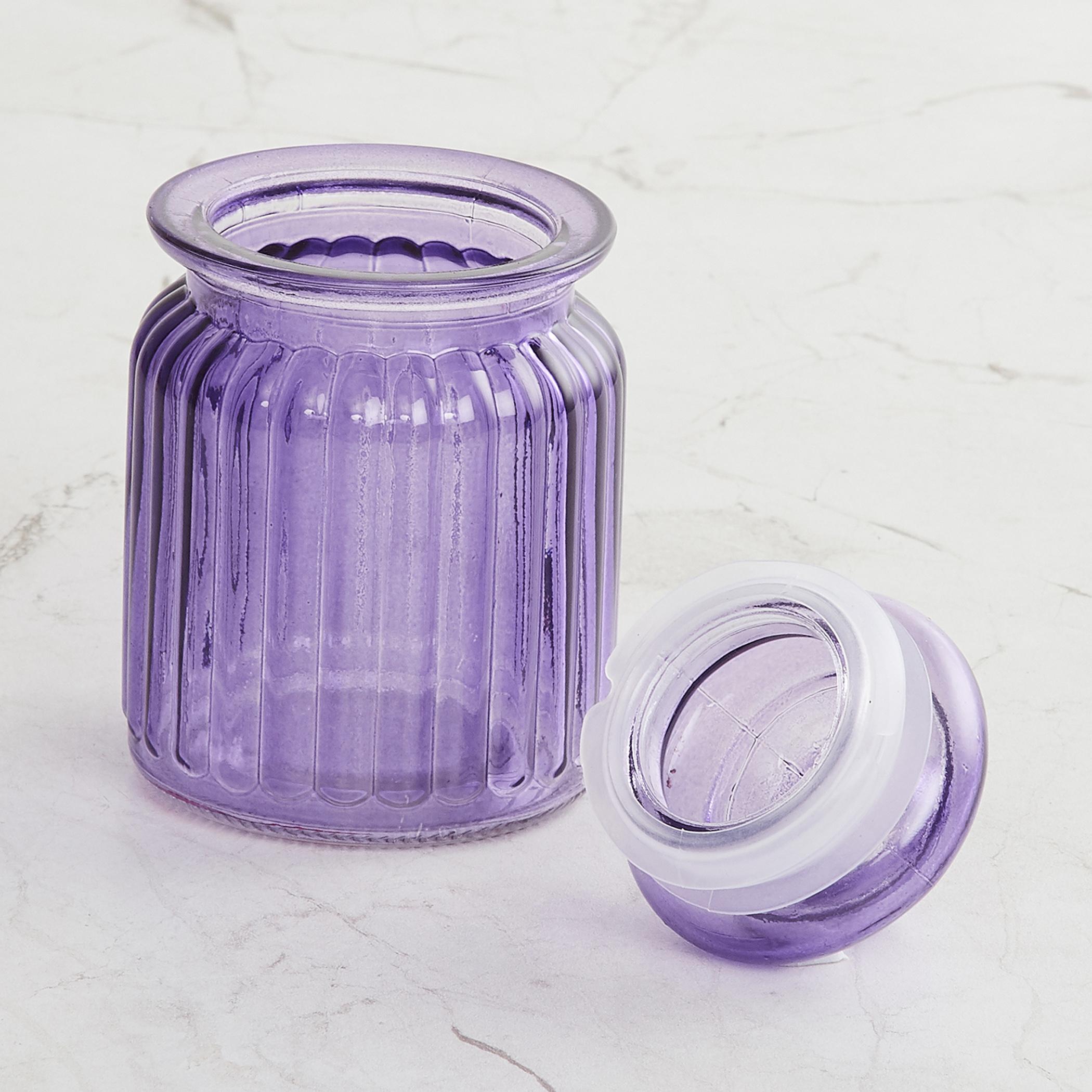Corsica Essentials Set of 6 Glass Jars - 250ml in Multicolour