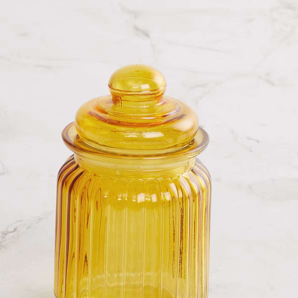 Corsica Essentials Set of 6 Glass Jars - 250ml in Multicolour