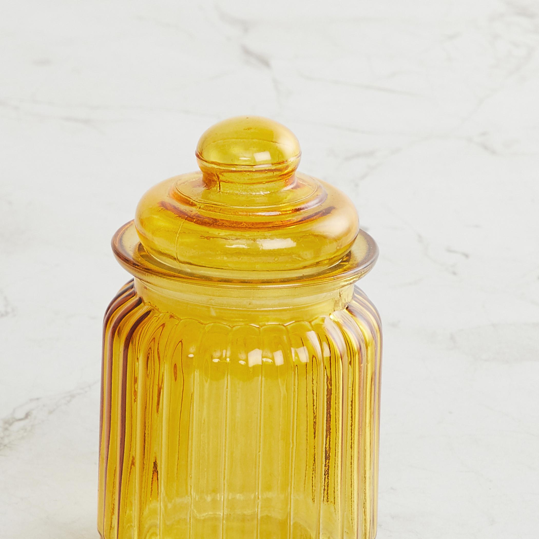 Corsica Essentials Set of 6 Glass Jars - 250ml in Multicolour