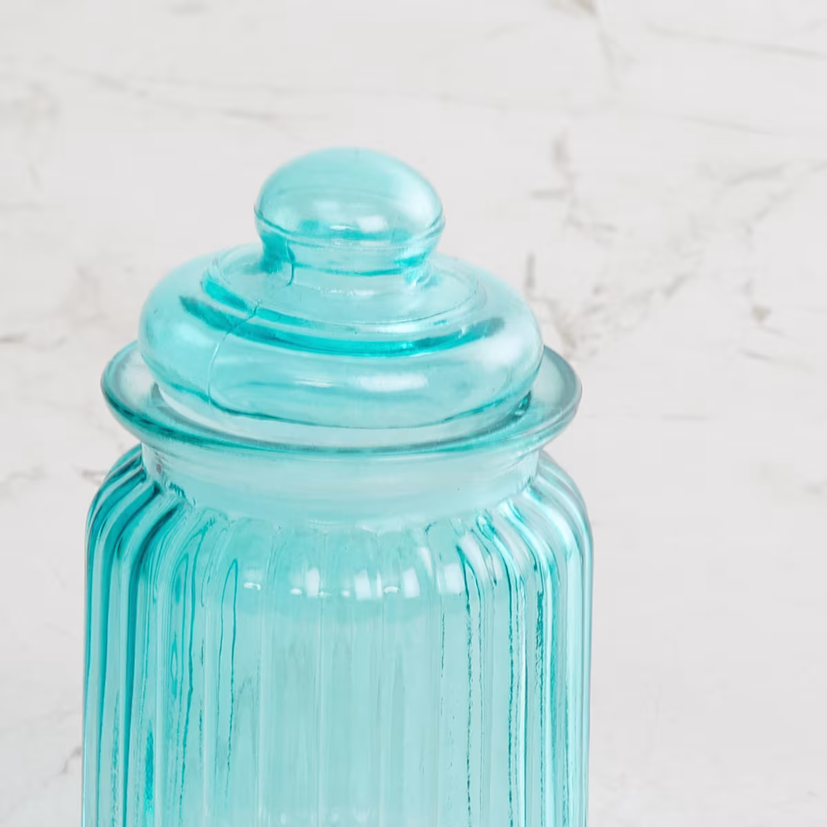 Corsica Essentials Set of 6 Glass Jars - 250ml in Multicolour