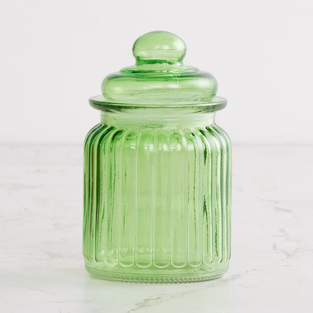 Corsica Essentials Set of 6 Glass Jars - 250ml in Multicolour