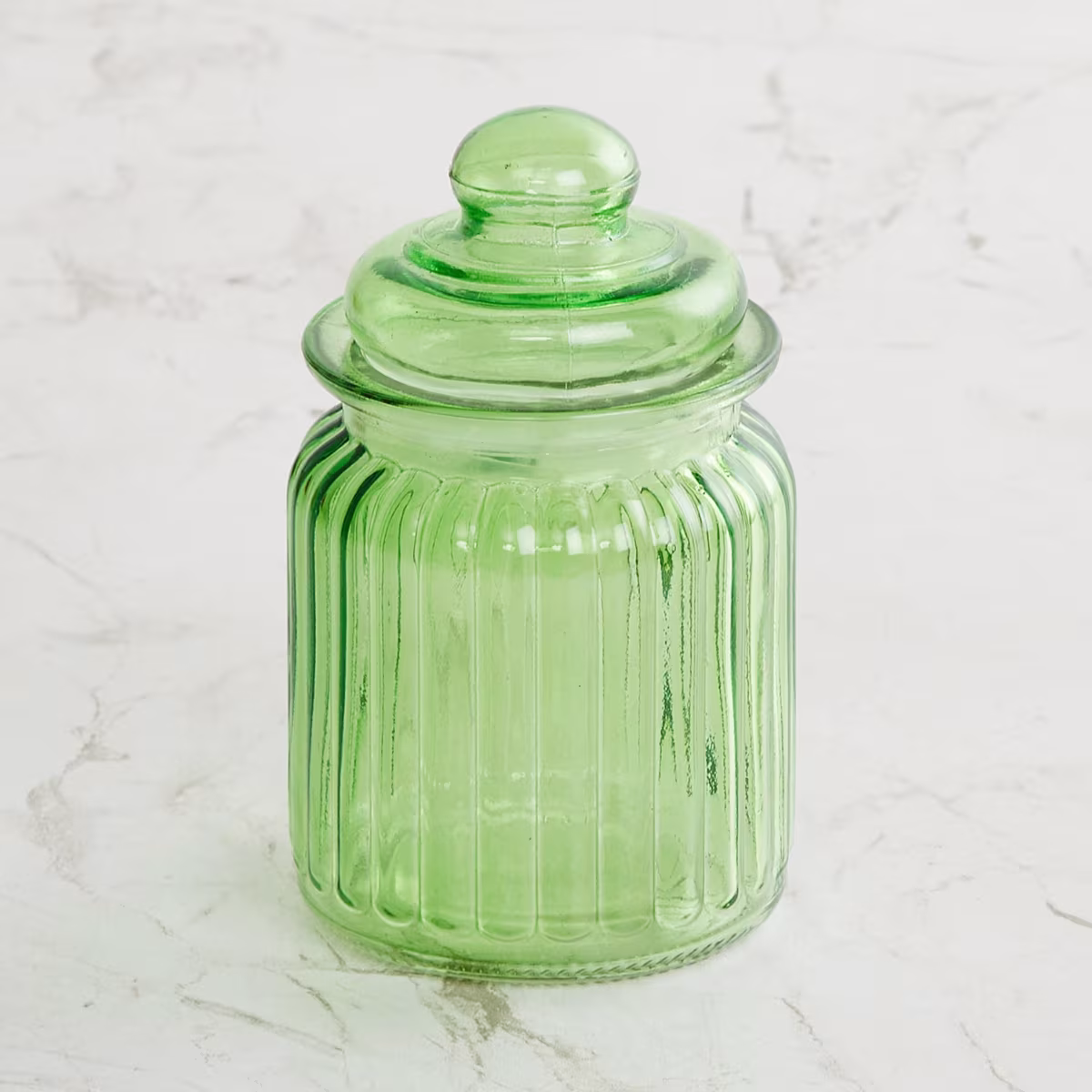 Corsica Essentials Set of 6 Glass Jars - 250ml in Multicolour