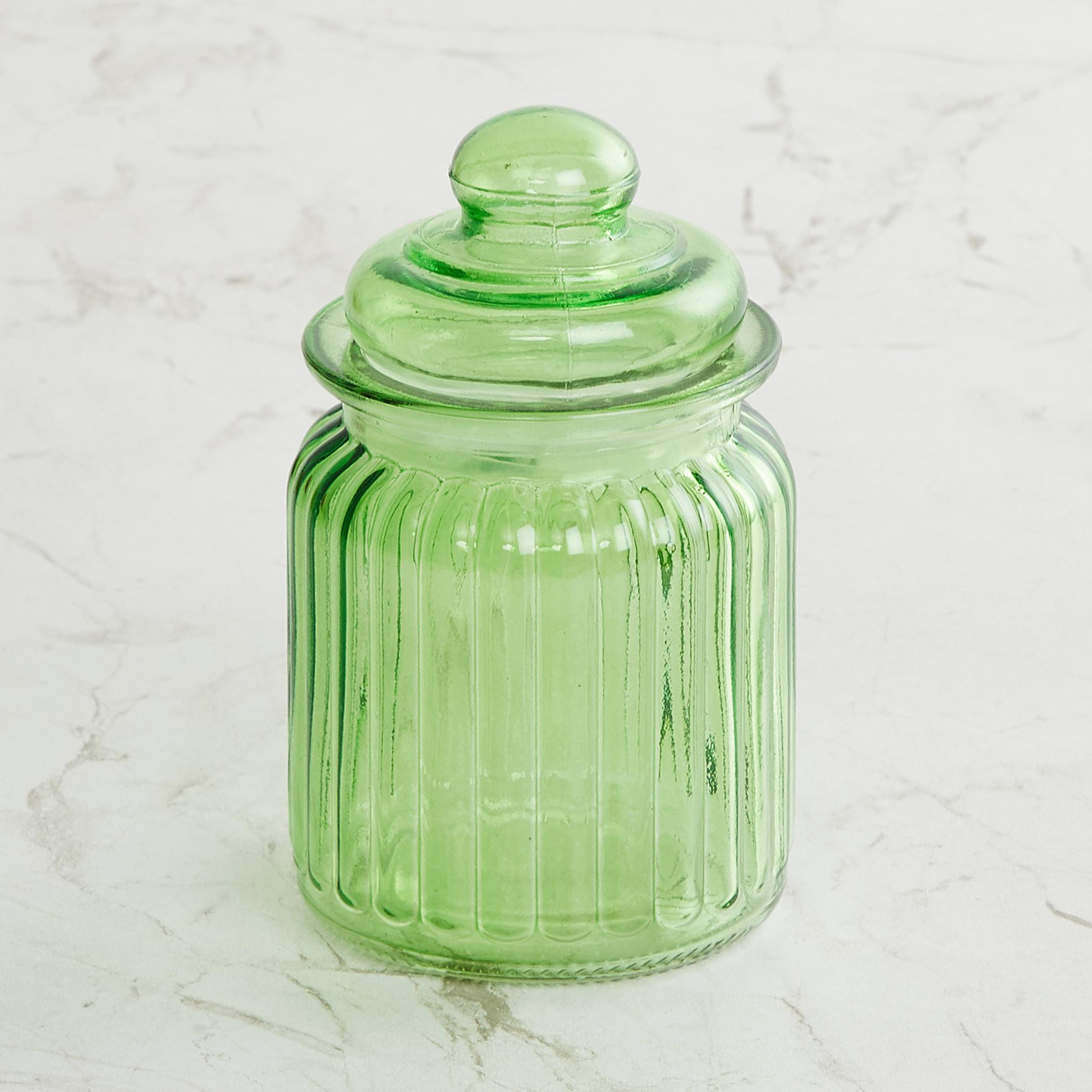 Corsica Essentials Set of 6 Glass Jars - 250ml in Multicolour