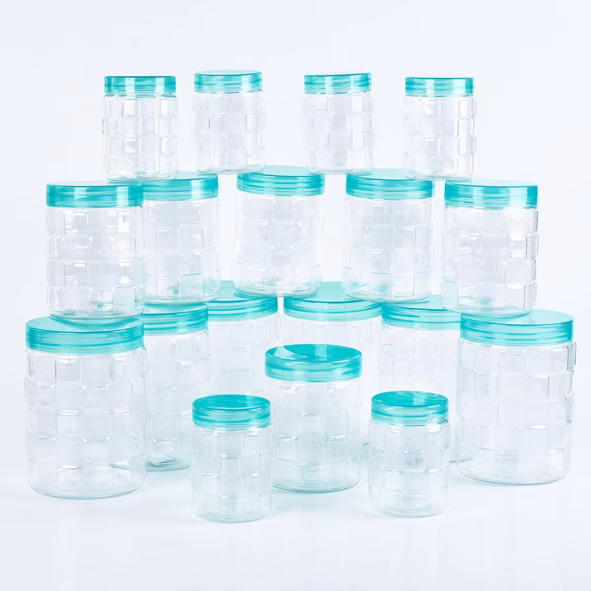 Barbados Set of 18 Pet Canisters in Blue